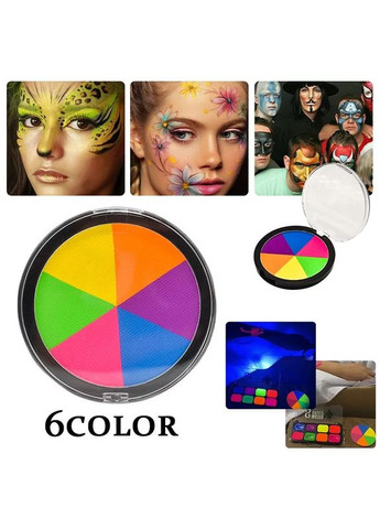 Аквагрим неоновый УФ 6 цветов Watercolor Art (302242614)