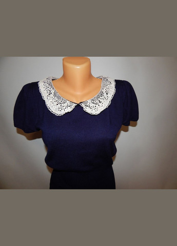 Кофта жіноча трикотажна з ажурним коміром С. М. Р. 40-42 р. 025кл No Brand (340476839)