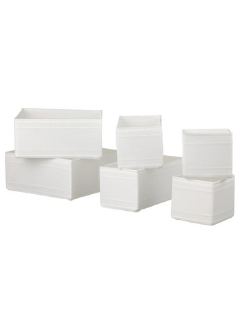 Набір контейнерів ІКЕА SKUBB Білий (00428549) IKEA (267897506)