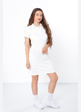 Белое повседневный платье женское (p-10818) Носи своє однотонное