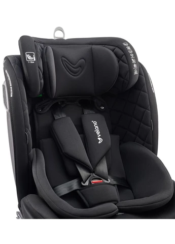 Автокресло Vento 360° i-Size 40–150 см, ISOFIX + опорная нога, black Velano (391076451)