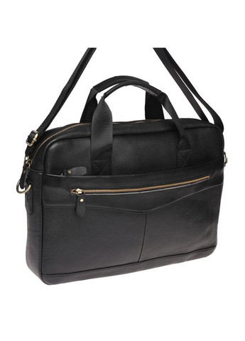 Мужская кожаная сумка K11118-black Borsa Leather (322189513)