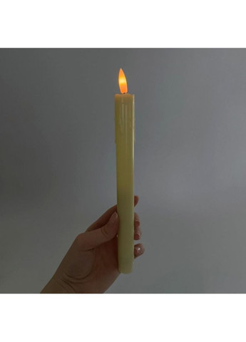 Набір свічок LED 25,5 см 2 шт. Айворі ELISEY (366215029)