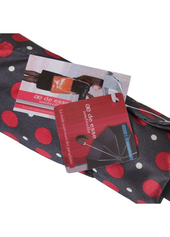 Парасолька складана 3220 напівавтомат Червона De Esse (362176843)