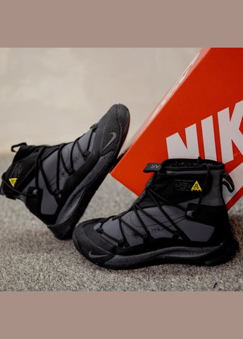 Сірі Зимовий кросівки зимові чоловічі nike acg terra antarktik winter gray fur gore-tex | найк асг терра антарктік сірі з хутром No Brand
