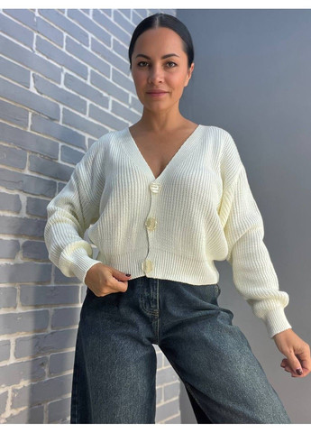 Кардиган жіночий 6240 мис гудзики базовий короткий MIX RAY (303283167)