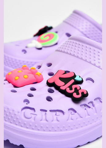 Кроксы детские для девочки сиреневого цвета Let's Shop (327367505)