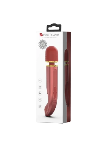 Вібромасажер Interesting Massager, 29 см (персиковий) Pretty Love (374623549)