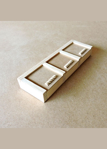 Пенал дерев'яний "Нарцис 3" 10х30х4см No Brand (328910980)