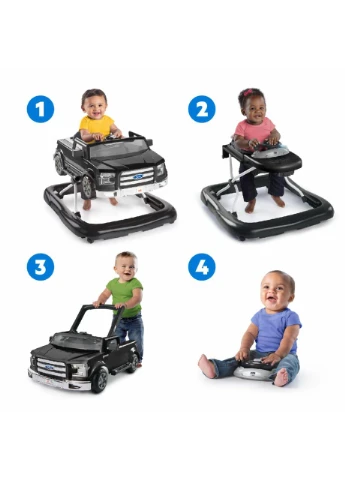 Дитячі ходунки 4 в 1 Ford F-150 Agate Black, 74451128613 Bright Starts (362540589)