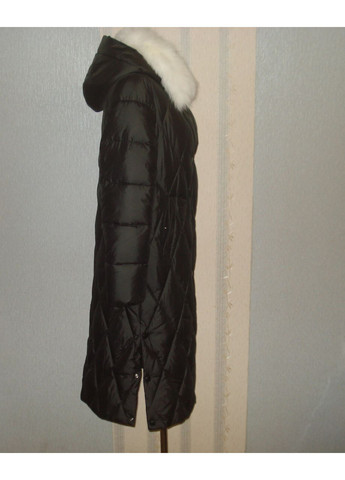 Коричневое демисезонное Пальто зимнее 6-878 Qarlevar