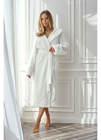 Женский длинный теплый халат с сердцами 2551 L&L (368831994)