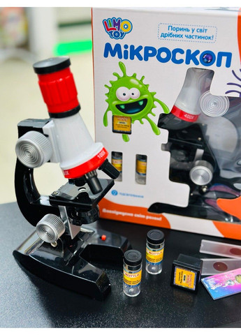 Микроскоп SK 0008 пробирки, свет, бат., кор., 24 см Limo Toy (297982800)