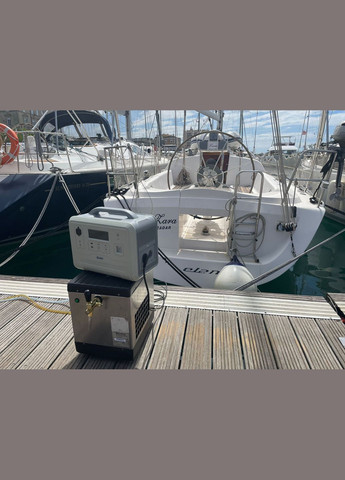 Портативна зарядна станція GK-1200 (1200 Вт, LiFePo4) електростанція (41252) Genki (303209191)