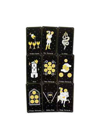 Гадальні карти Таро 30483 картка з посиланням на інструкцію 78 штук Strateg (317350922)