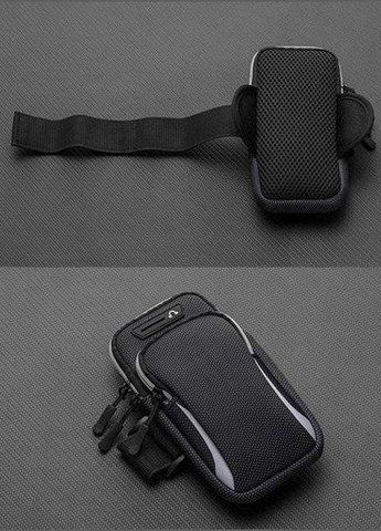 Сумка для бігу CWa з 2 кишенями 17х9,5 см Чорний (050580) No Brand (349844415)