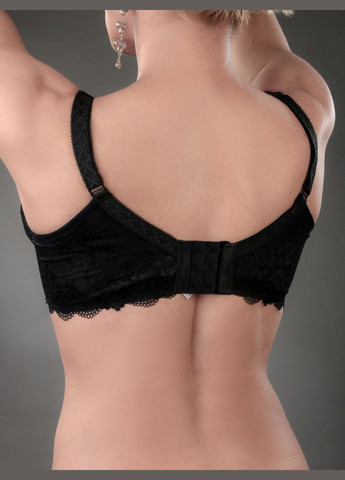 Чёрный бюстгальтер Acousma с косточками