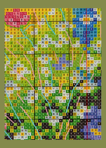 Набір для вишивання за нанесеною на канву схемою "Beautiful Flowers 3". AIDA 14CT printed 21*30 см Joy Sunday (313613200)