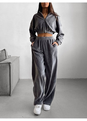 Жіночий велюровий костюм трійка No Brand (360856685)