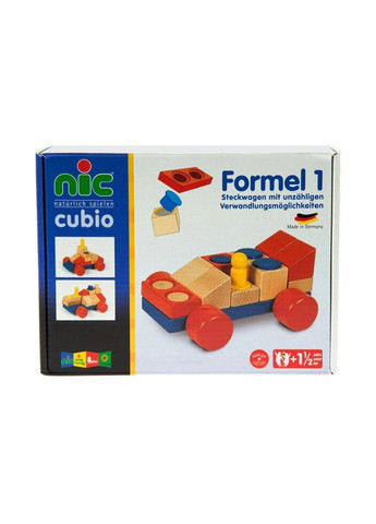 Конструктор cubio деревянный Машинка (NIC2141) NIC (281426041)
