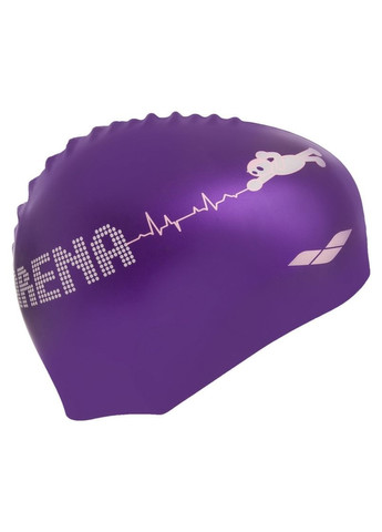 Шапочка для плавання дитяча KUN JUNIOR CAP AR-91552-90 (силікон), фіолетова (5483591) Arena (315032202)