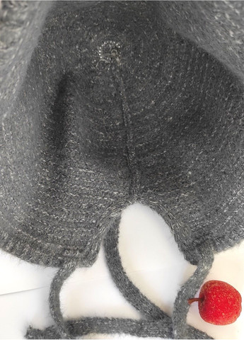 Жіночий Зимовий Капелюх Капор В'язана Тепла Шапка Капор на Зав'язках з М'якої Пряжі Модний Головний Убір на Зиму 2025 No Brand в'язана шапка капор з зав'язками (366453908)