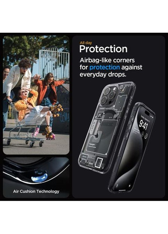 Чохол до мобільного телефона (ACS06721) Spigen Apple iPhone 15 Pro Ultra Hybrid MagFit Zero One (326591655)