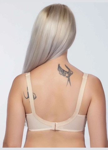 Бежевий бюстгальтер на кісточках із м'якою чашкою коригуючий бежевий Elita з кісточками поліамід, еластан