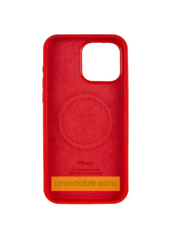 Чохол Silicone Case (AA) Logo with MagSafe для Apple iPhone 17 (6.3") Epik (378781280)