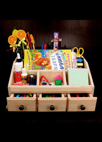 Органайзер настільний з дерева Ректор бланже (КНЦ-002001) No Brand (328227776)