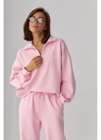 Однотонный спортивный костюм с надписью - баклажан цвет Lurex (361056698)