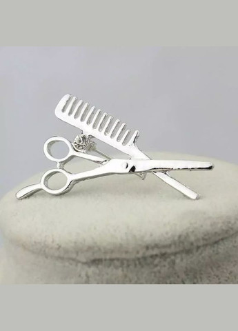 Брошка перукарські інструменти у формі ножиць гребінець ножиці шпилька для перукарів No Brand (339869596)