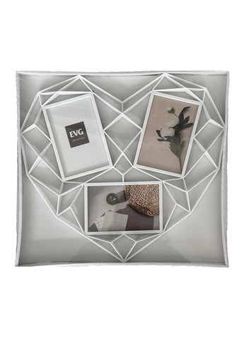 Мультирамка на 3 фото INNO ZB-3-3841 Heart EVG (315930920)