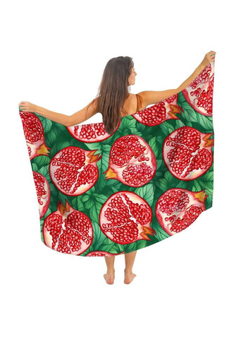 Парео пляжное с 3D принтом Juicy Ruby 31079 80х150 см FlexDress (336873534)