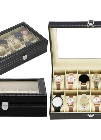 Скринька (органайзер) для зберігання годинників 30 x 20 x 8 см Springos ha1058 (290254619)