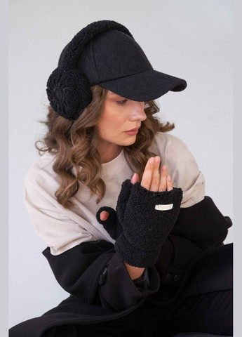 Рукавиці відкриті МАМИНІ ОБІЙМИ (Антрацит) Kent&aver 14738 (311505735)