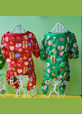 Піжама для котів Pet Style "Lucky" Червона XS No Brand (327089835)