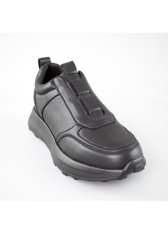 Кроссовки женские кожаные Fashion чёрные (359227025)