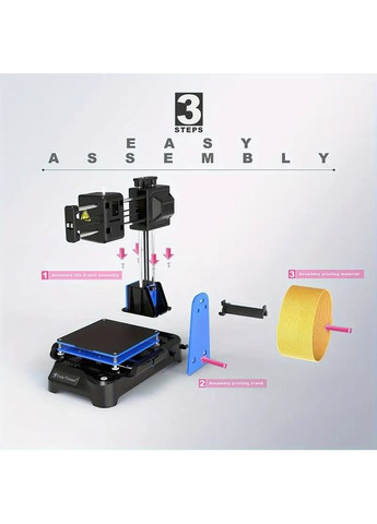 3D-принтер EasyThreed K7 FDM 100x100x100 мм PLA TPU для начинающих и детей, портативный, USB TF карта China (354827460)