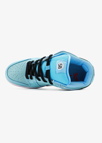Голубые всесезонные кроссовки мужские и женские nike sb dunike low gulf blue | найк сб данк низкие голубые No Brand