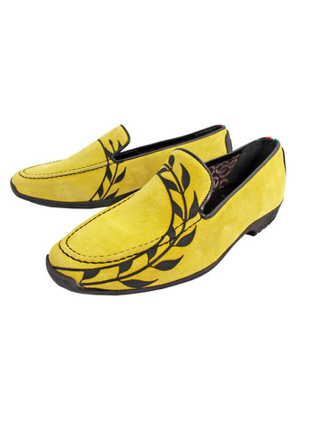 Желтые туфли унисекс rossimoda No Brand