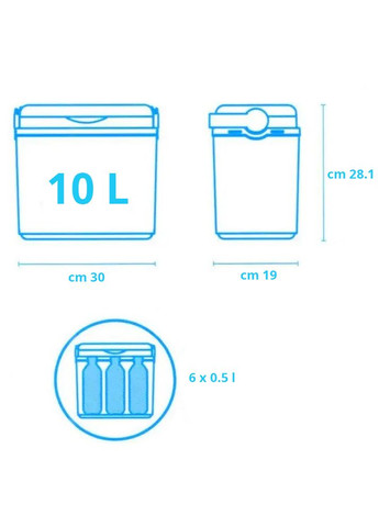Ізотермічний контейнер Adriatic 10 л фіолетовий термобокс для їжі та напоїв термос для пікніка ProDobro (367267774)