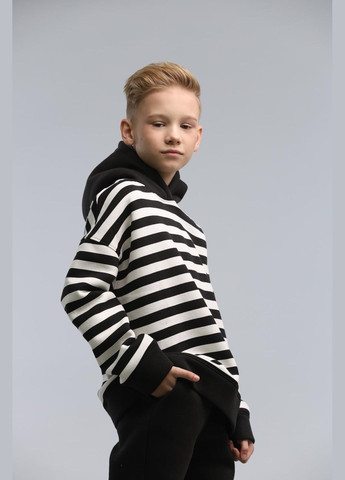 Черный демисезонный костюм подростковый на флисе брючный IRmAS оверсайз