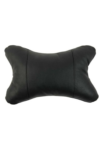 Подушка підголівник без перфорації 9840 29х18х5 см чорна Standart (336148314)