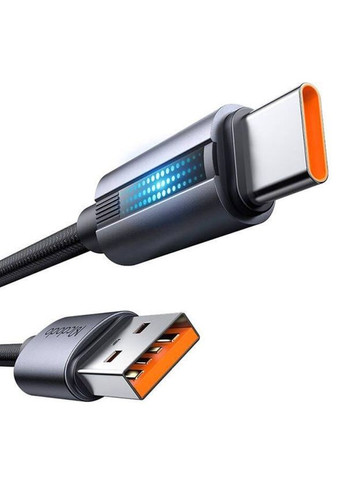 Кабель USB-A to Type-C Cable With Breathing Light 1.2m Black McDodo (308982821)