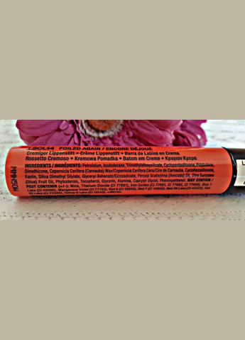 Рідка помада для губ Liquid Suede Cream Lipstick (4 мл) FOILED AGAIN BRIGHT PEACHY ORANGE (LSCL14) Nyx (278773497)