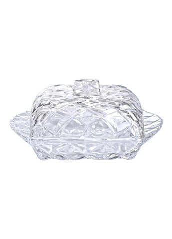 Масленка стеклянная для сливочного масла с крышкой 16.5х10.5х8 см подставка для сливочного масла HP-YH-45 Yiwu (370973998)