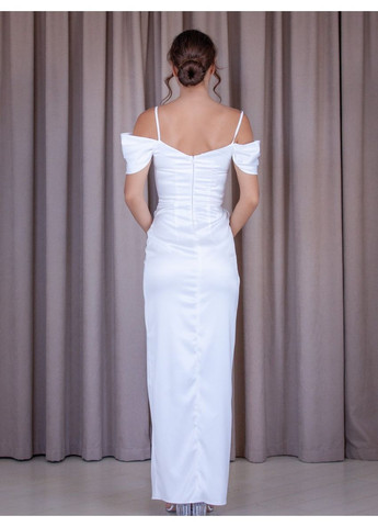 Белое вечернее платье WINN однотонное