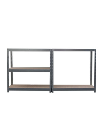 Стелаж металевий 180х90х40 см 5 полиць, навантаження 175 кг на полицю (Сірий) Польща Chomik (315349617)