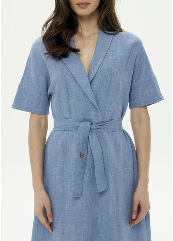 Комбинированное платье 1600332507al джинс Alvo